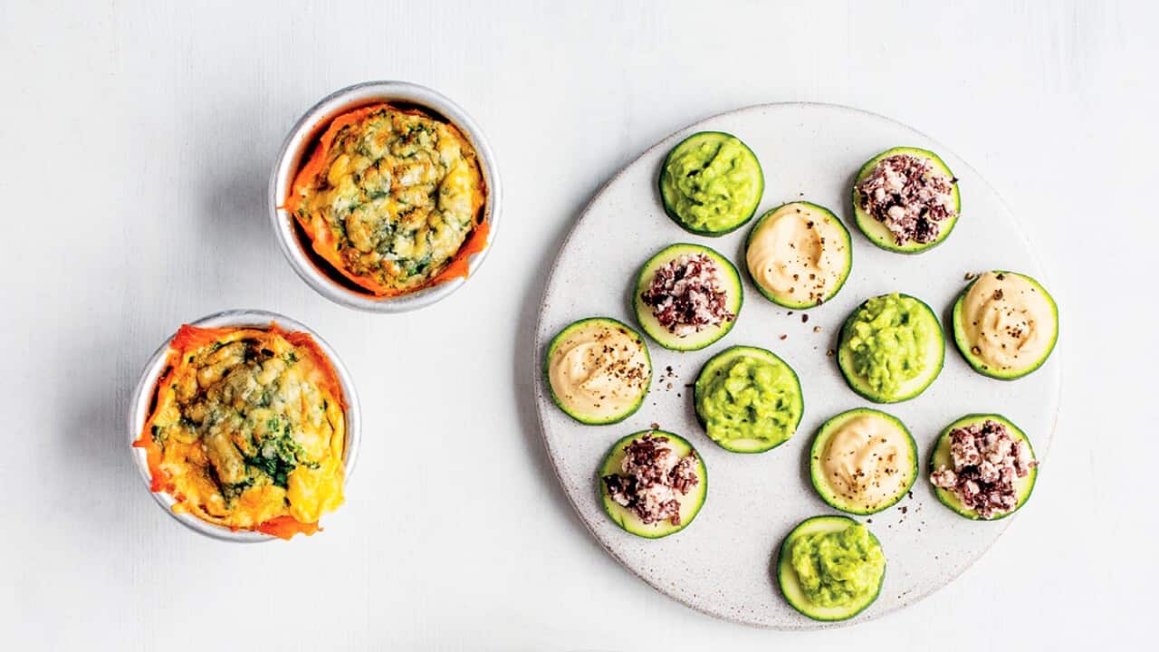 Baked salmon and eggs with chives: a recipe from Mosley's new book.