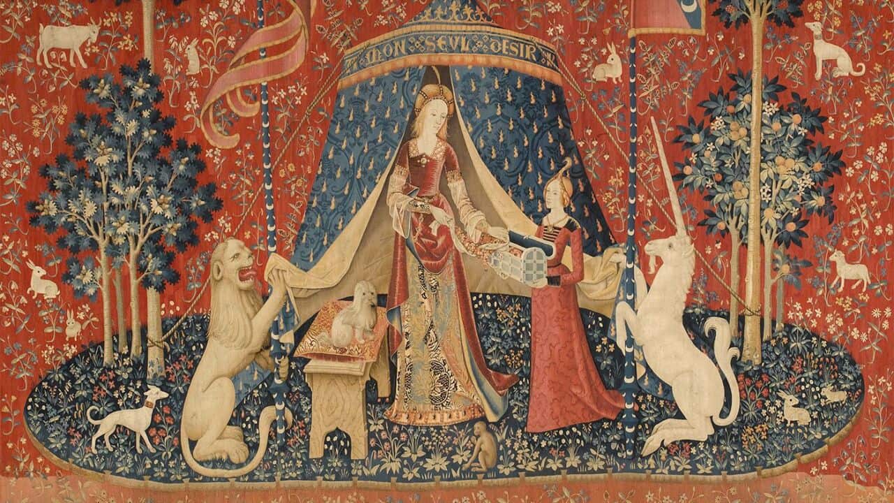 The lady and the unicorn