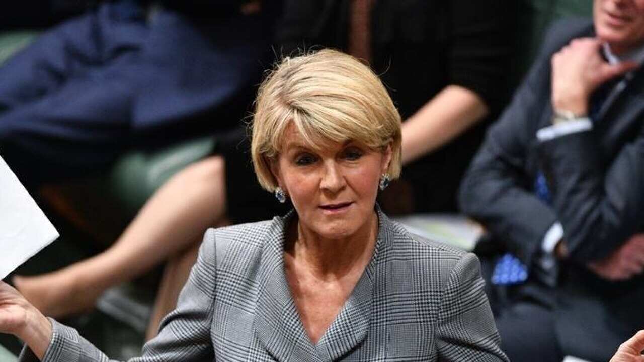 Julie Bishop slams 'gender deafness' and 'misogyny' in politics