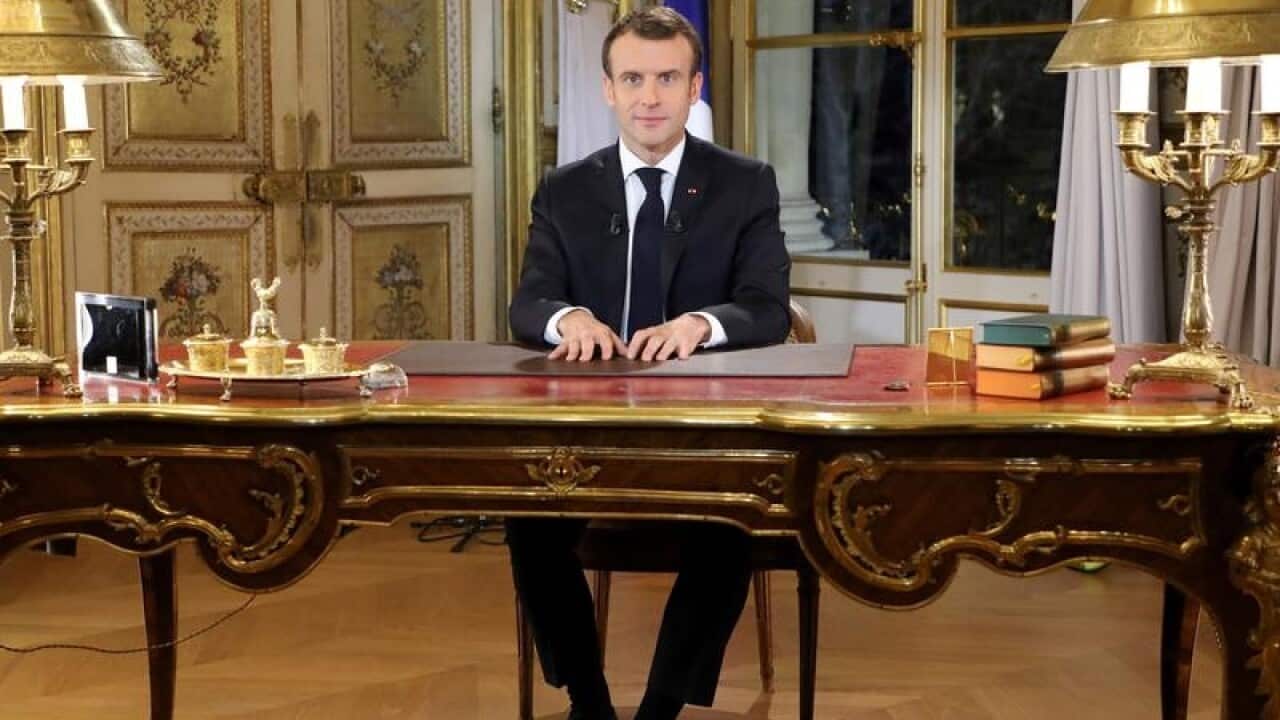 President Macron addresses the nation