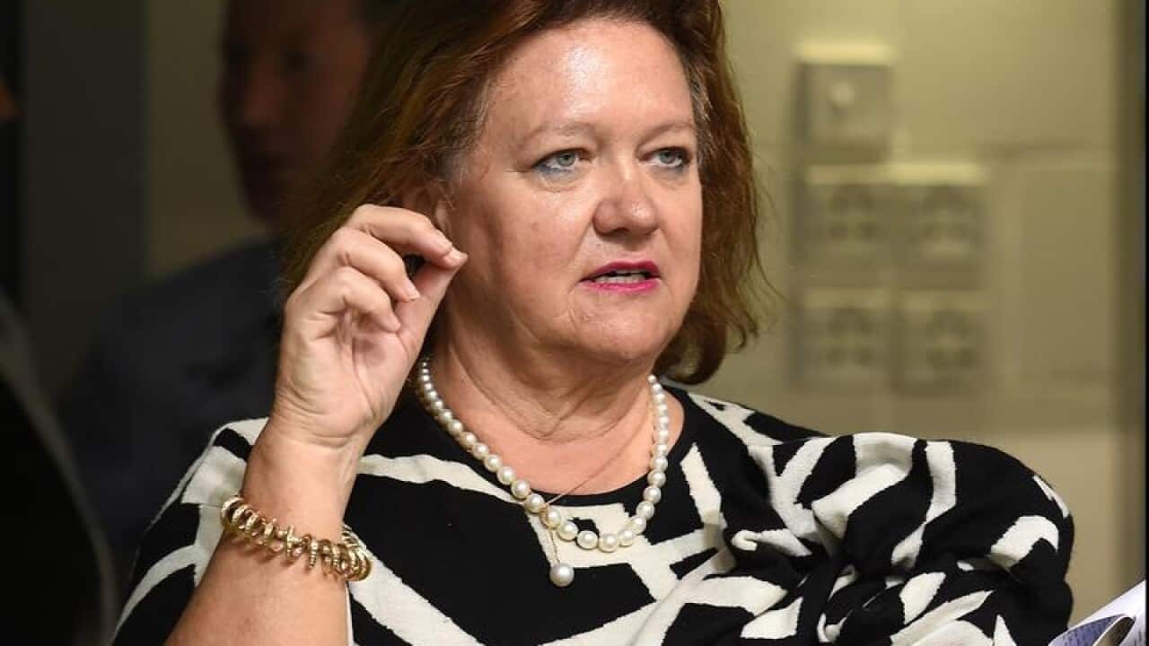 Head and shoulders Gina Rinehart