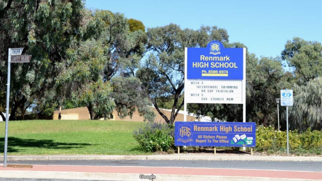 A photo of the Renmark High School taken during February 2017.