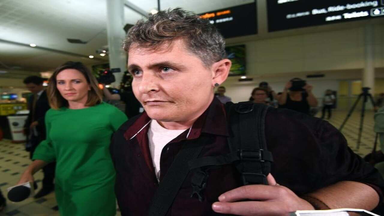 Renae Lawrence, de los Bali 9, llega a Australia