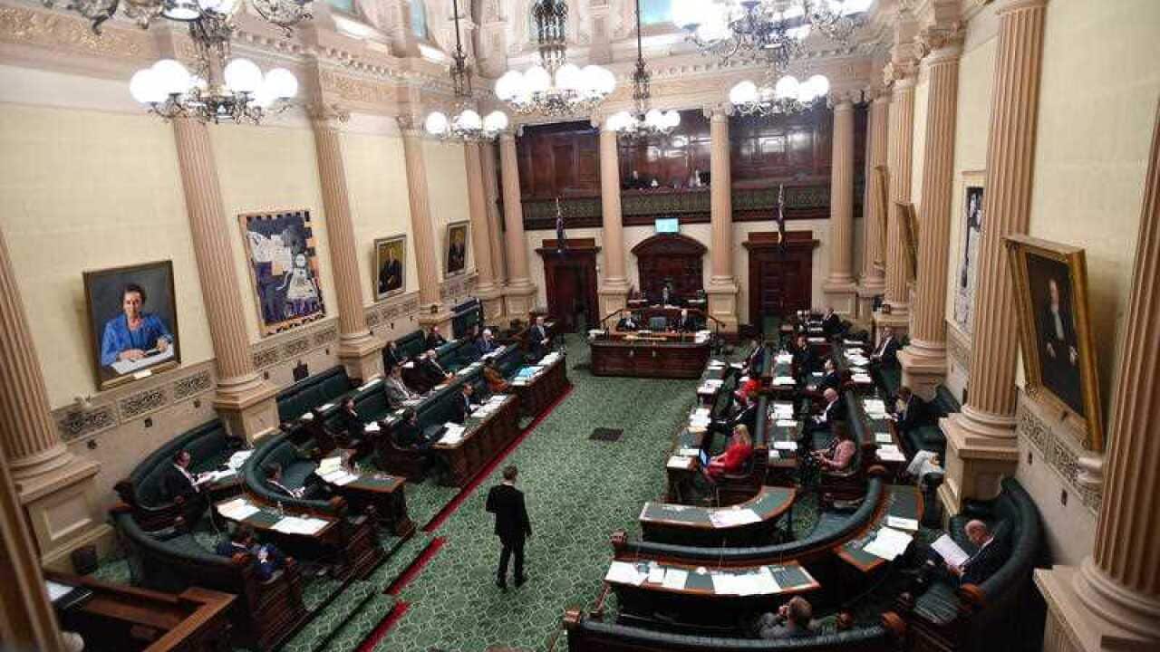 A general view during question time at the South Australian Parliament in Adelaide.