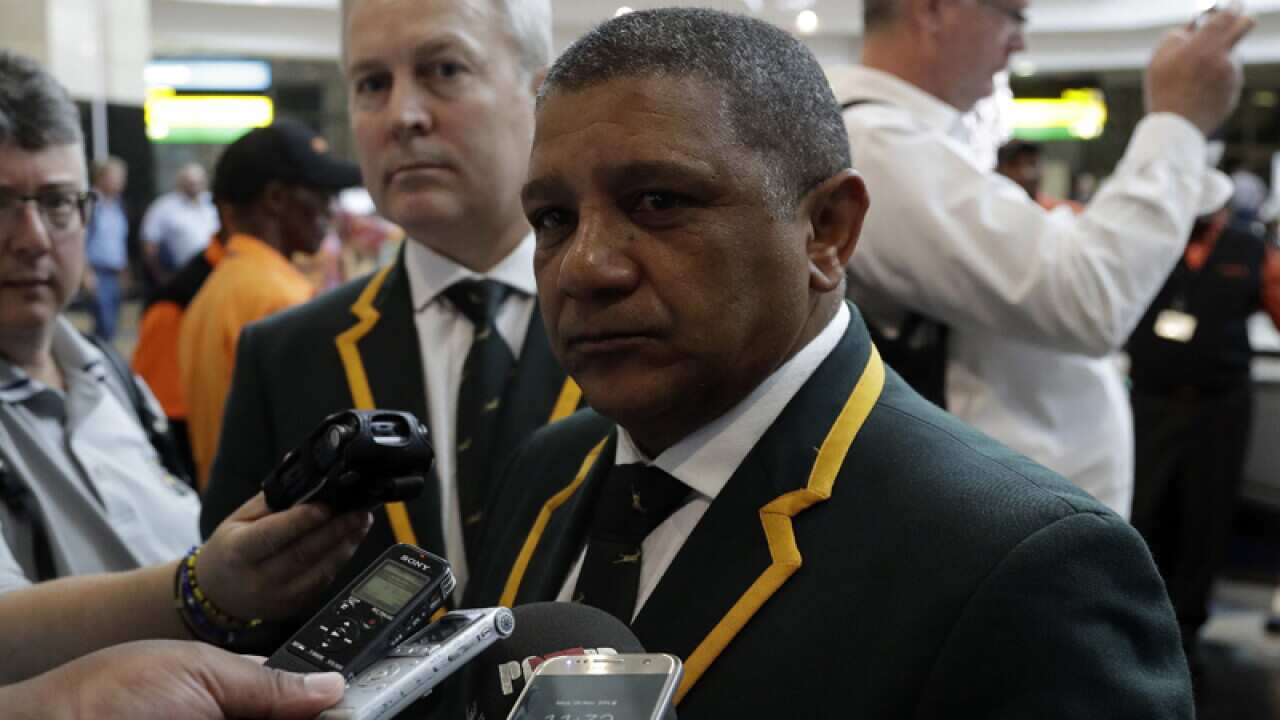 South Africa's rugby coach Allister Coetzee