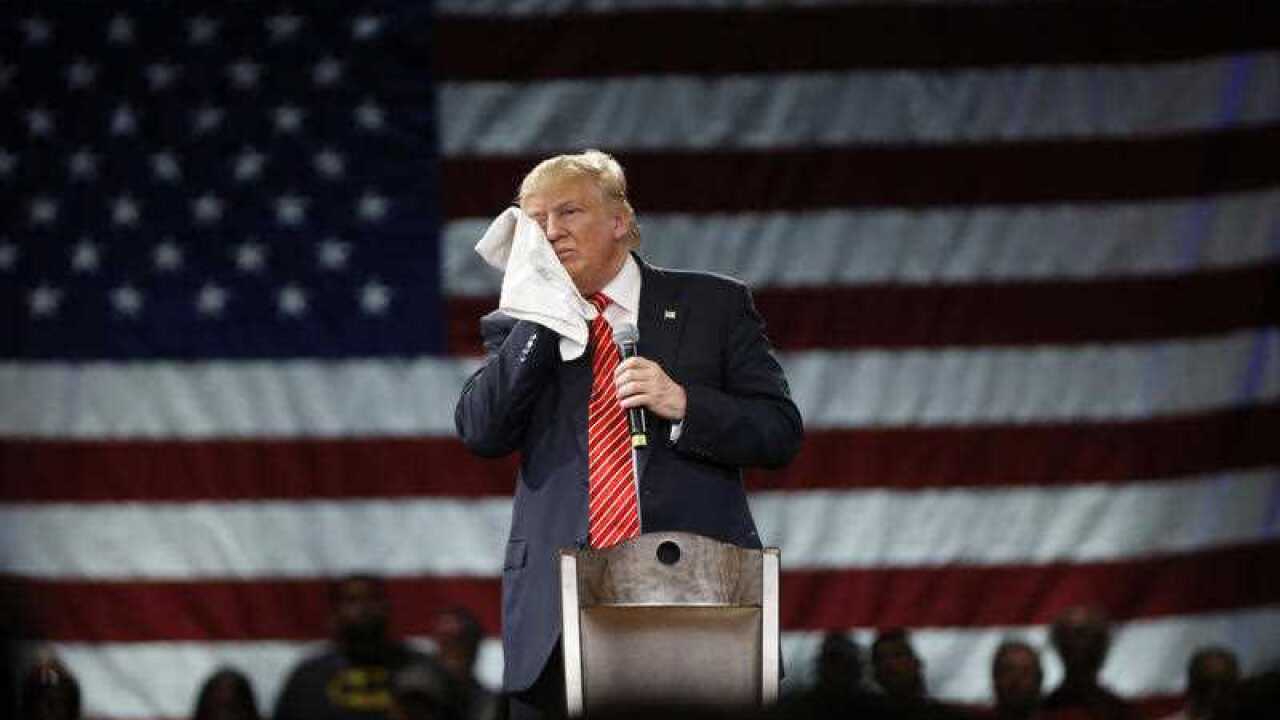 Republican presidential candidate Donald Trump