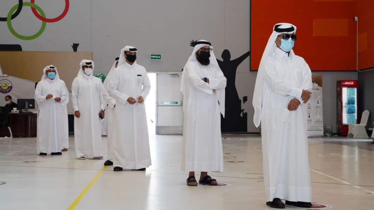 Qataris vote in country's first legislative elections.