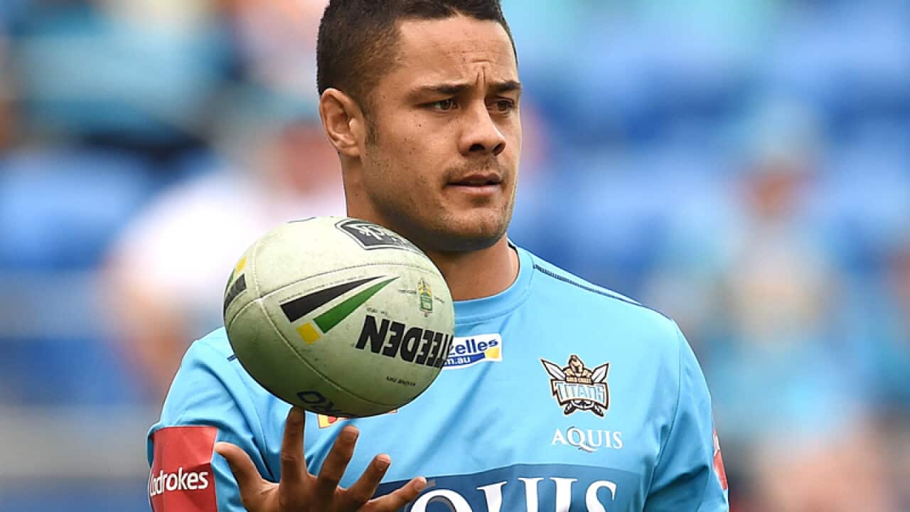 Jarryd Hayne of the Gold Coast Titans