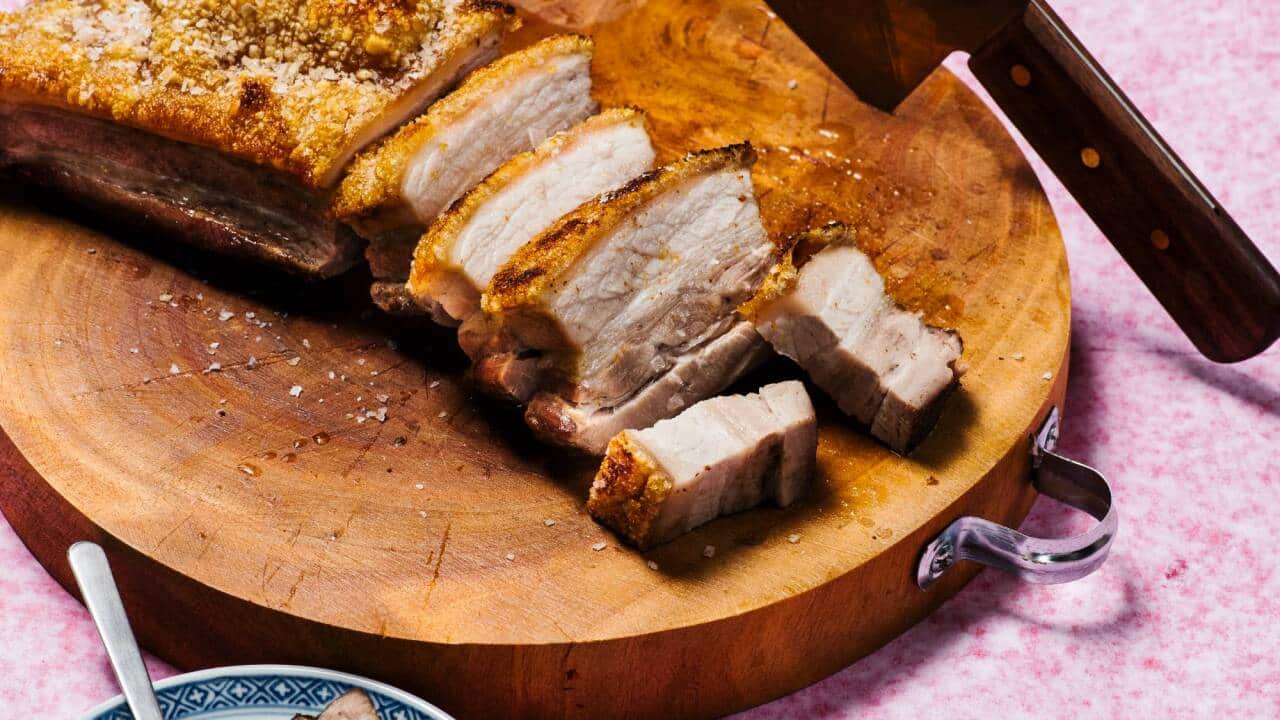 Siu yuk (Crispy skin pork)