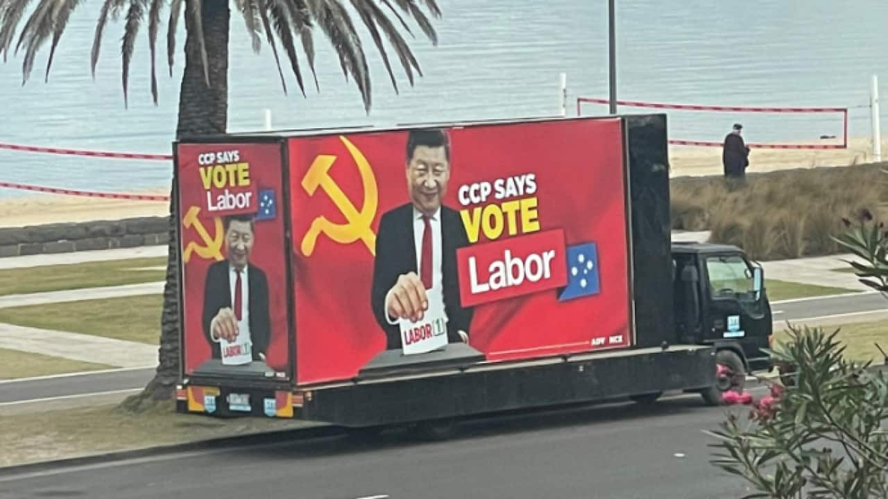 Mark McGowan condemns ‘morons’ for displaying ads outside his home linking Labor with China