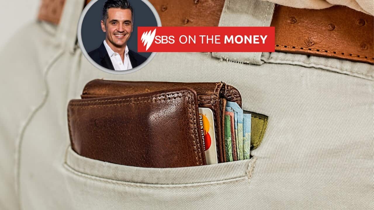 On the Money graphic showing cash in wallet.