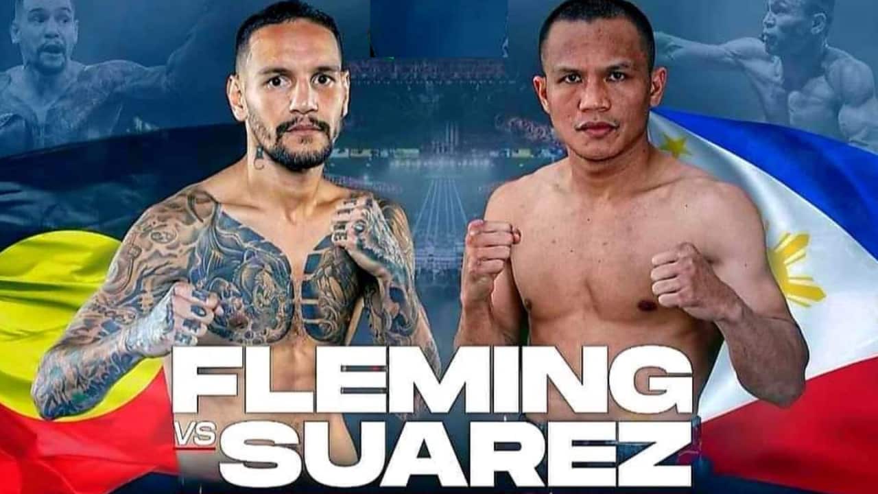 Filipino Vs Australian boxer