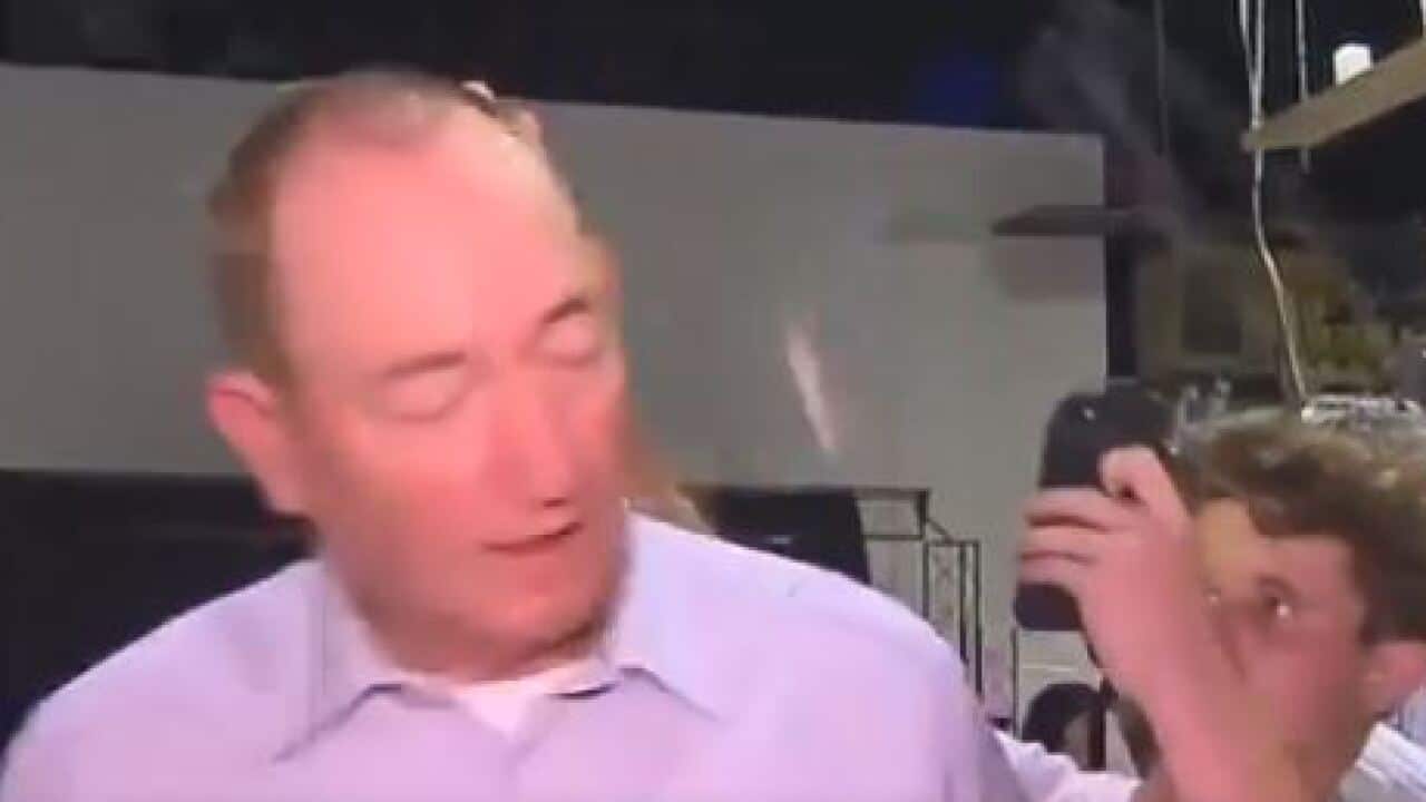 Fraser Anning egged