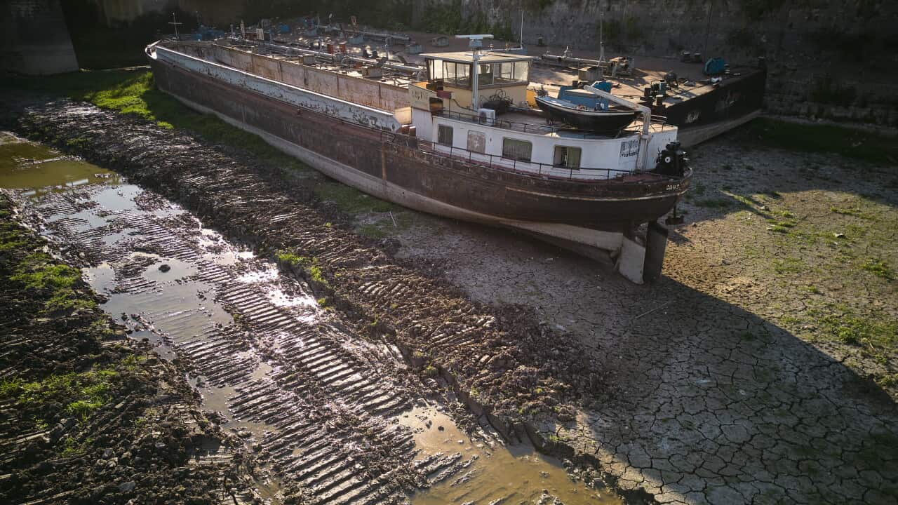 Romania Extreme Weather Danube