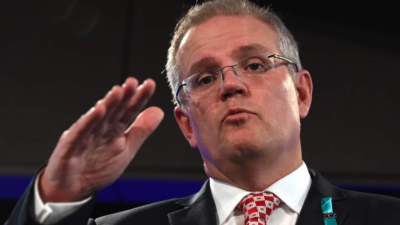Federal Minister for Social Services Scott Morrison (AAP Image/Mick Tsikas)