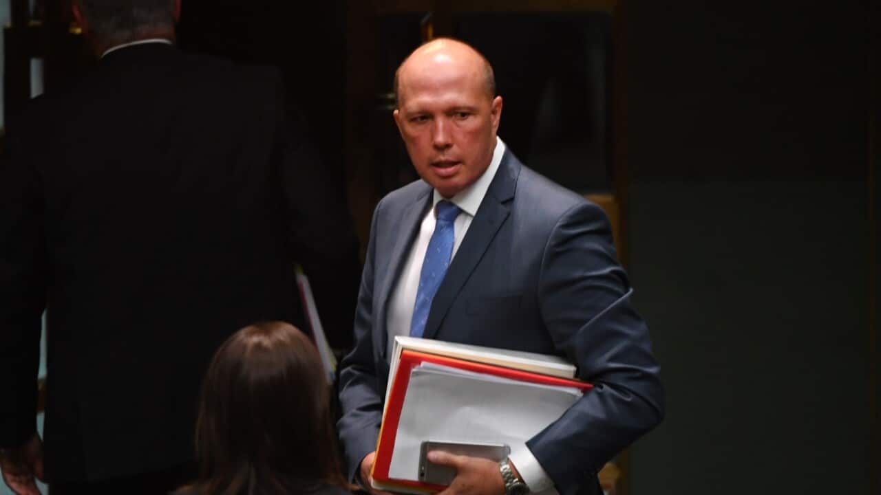 Minister for Home Affairs Peter Dutton