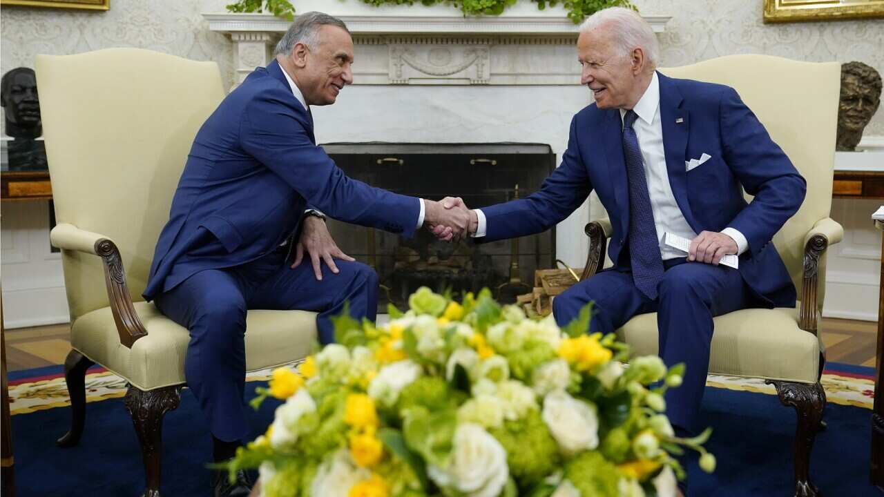 US-Präsident Joe Biden und der irakische Premierminister Mustafa al-Kadhimi