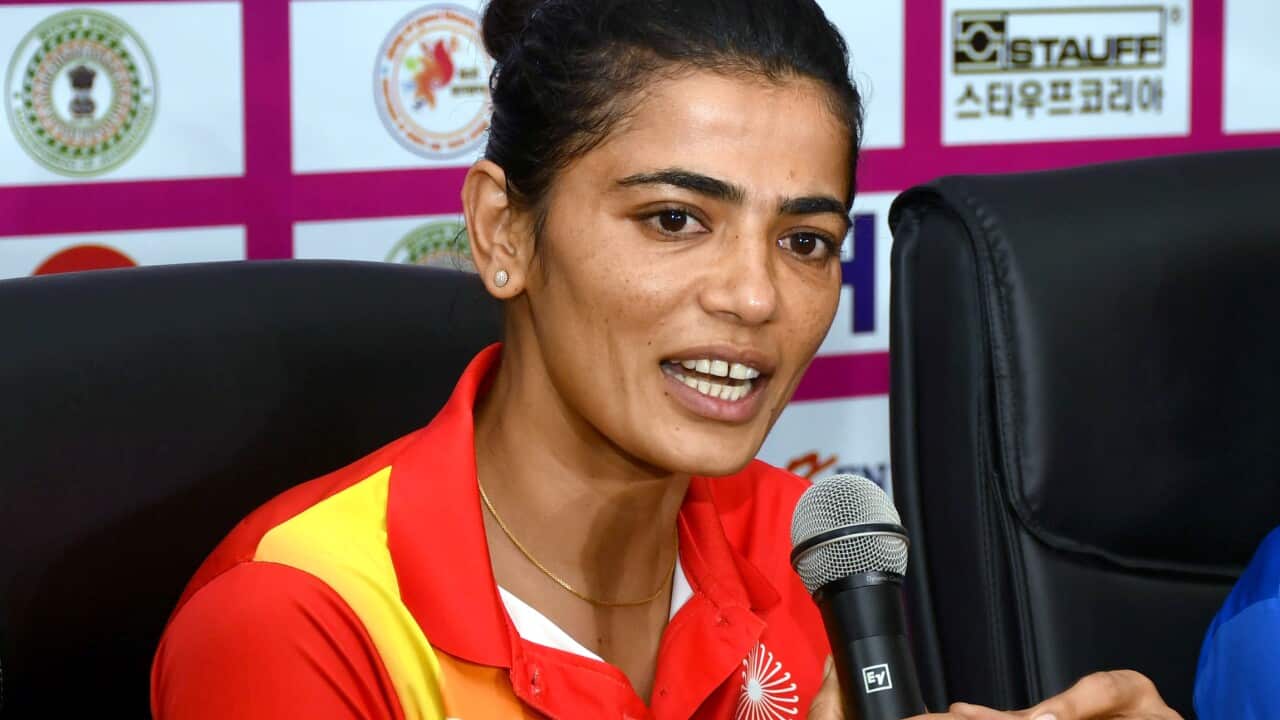 Women's Hockey Team Captain Savita Punia press conference