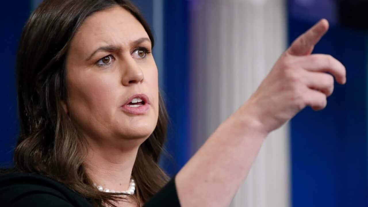 White House press secretary Sarah Sanders