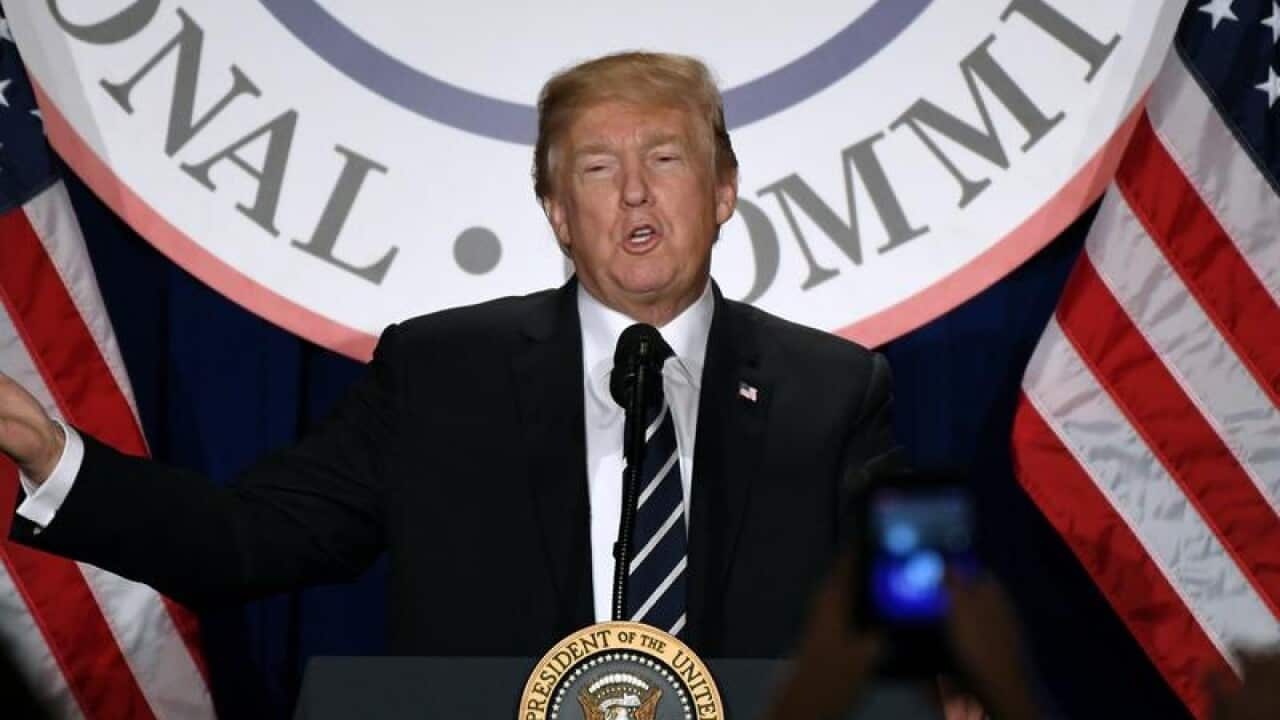 US President Donald Trump