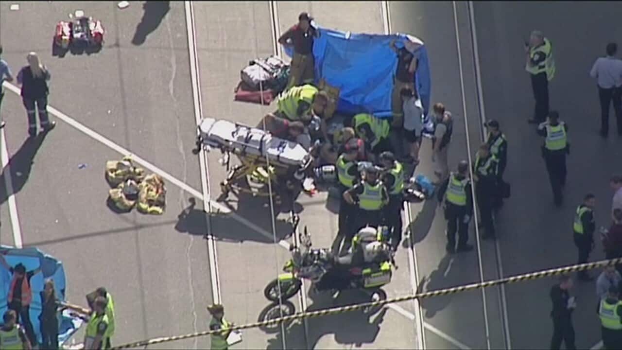 19 people injured in Melbourne incident.