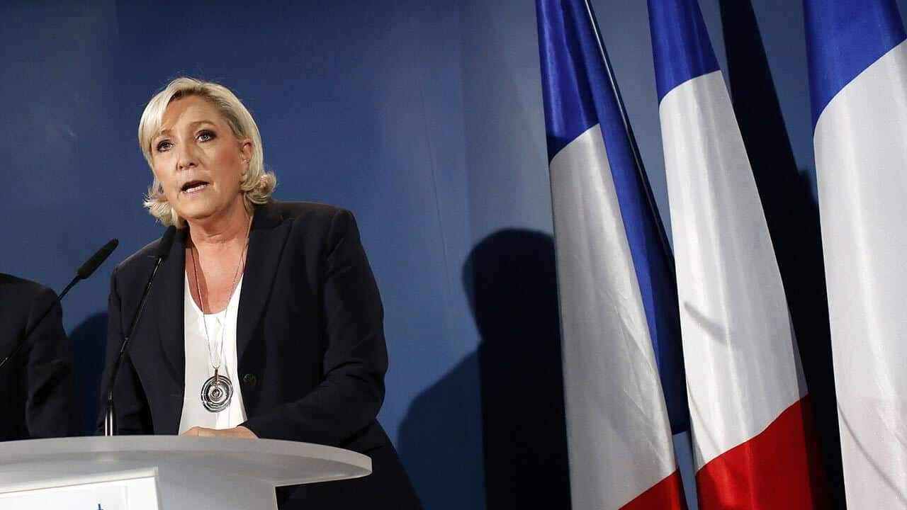French politician Marine Le Pen.
