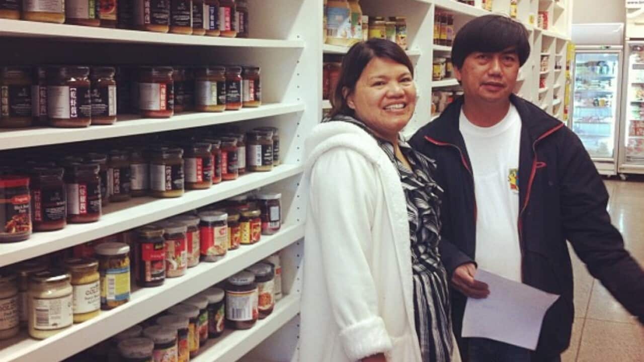 Teody and Emma Francico, Canberra, sari-sari store
