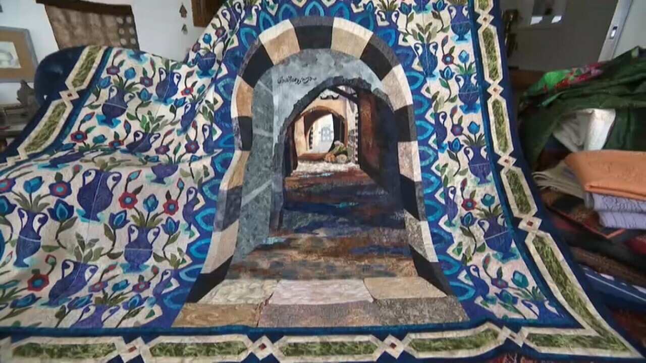 One of Jennifer Bowker’s quilts (SBS).