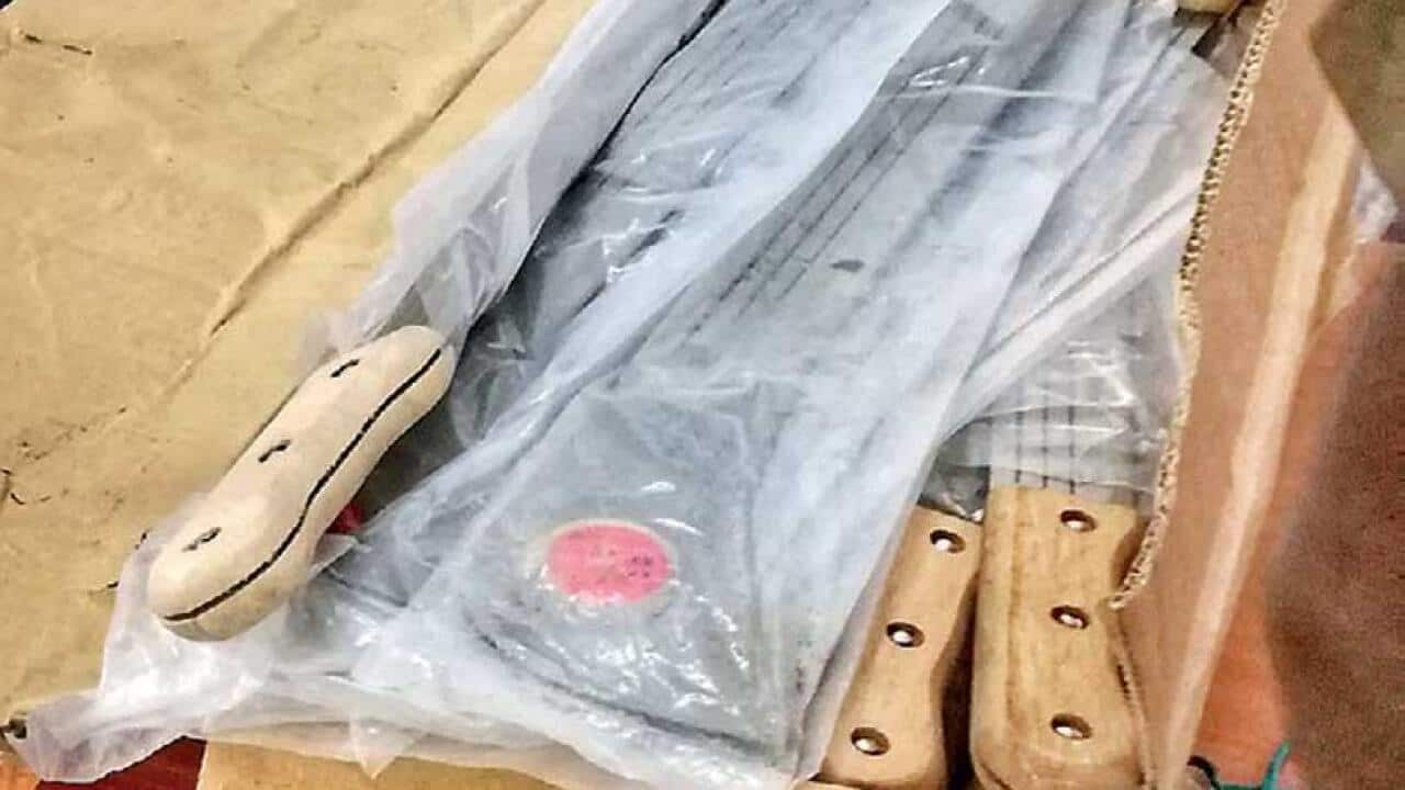 swards were found under the bed of the Mosque’s Chief Cleric