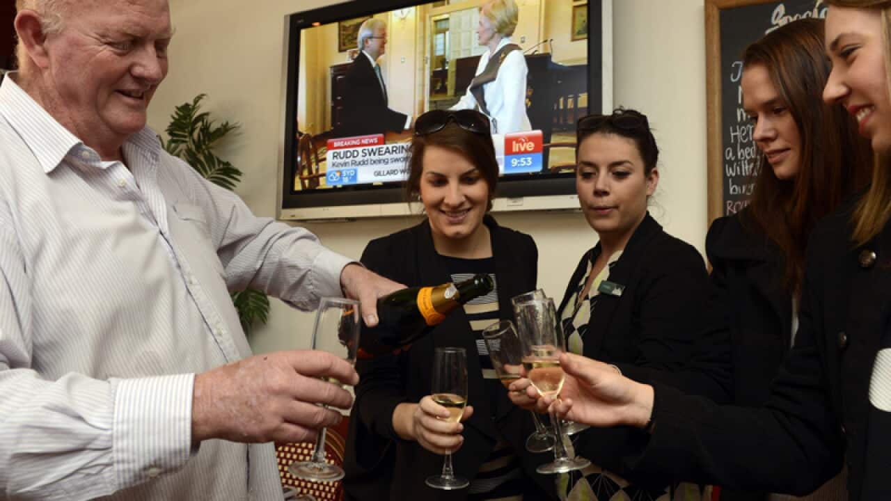 Voters divided in Rudd's electorate