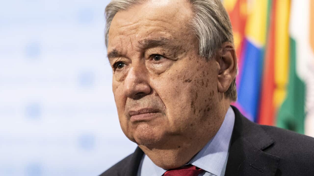 Secretary-General Antonio Guterres updated the press at UN