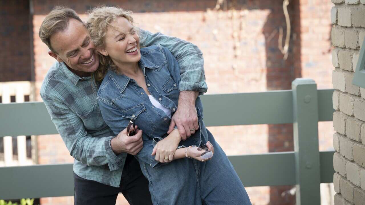 Kylie Minogue and Jason Donovan