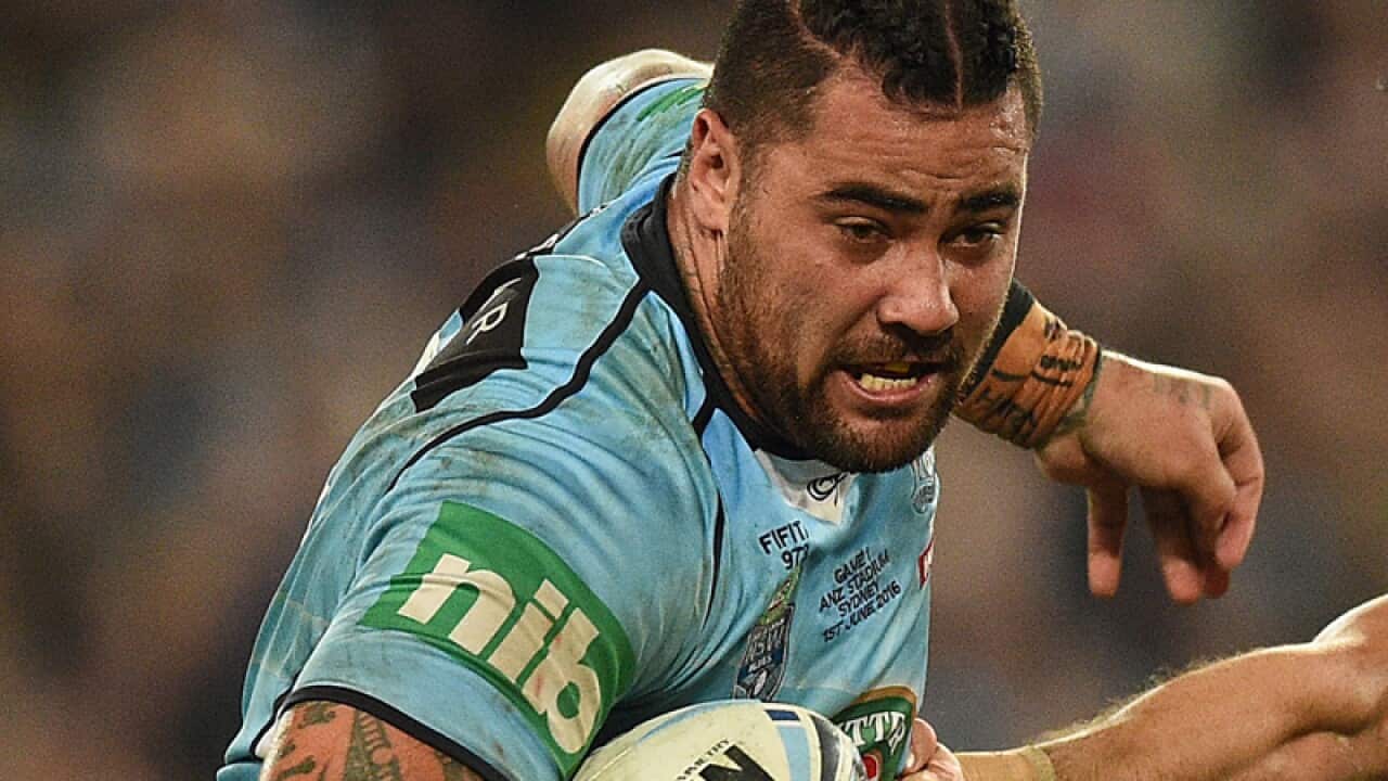 Andrew Fifita of the Blues
