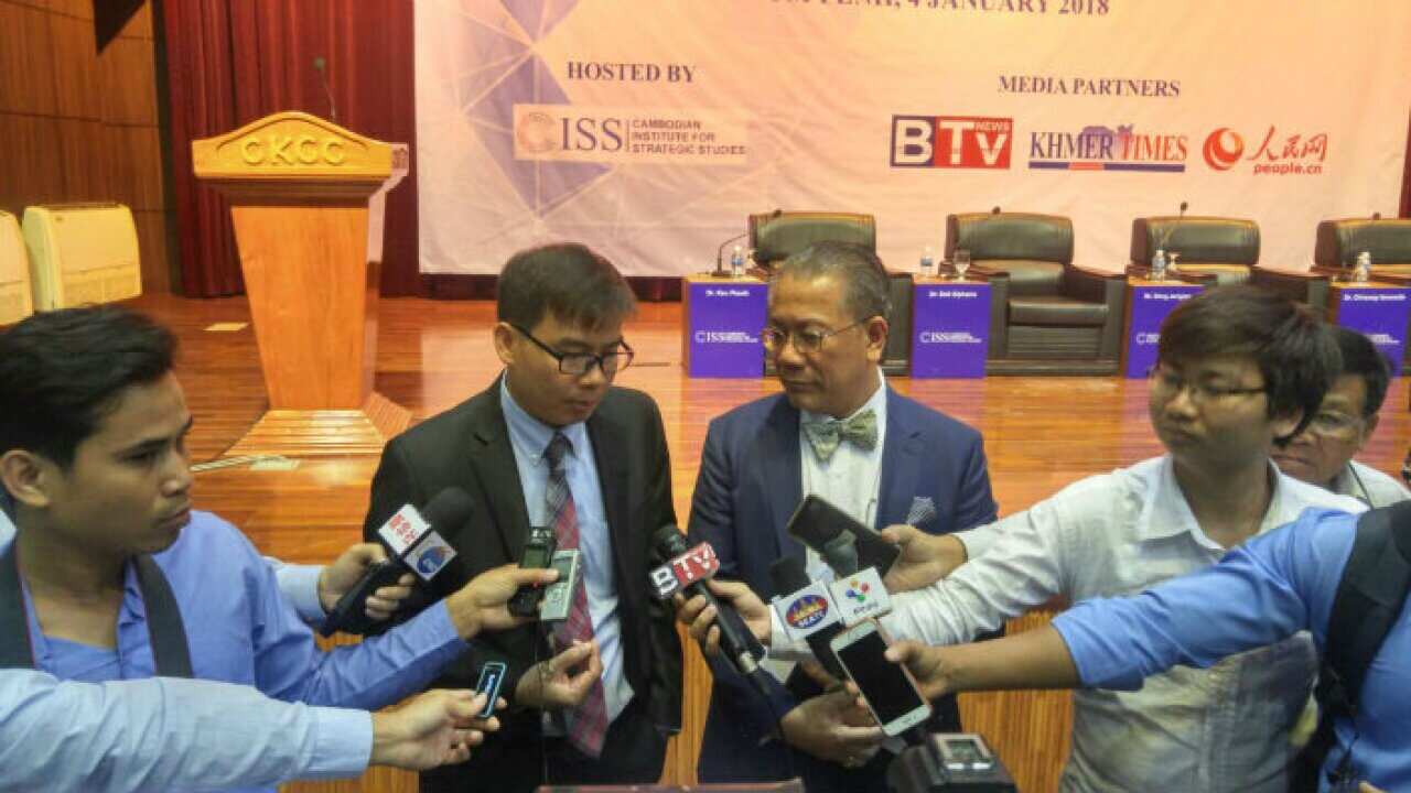 Lancang-Mekong forum in Phnom Penh on 4th January 2018