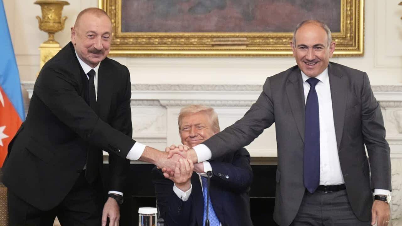 Two men shaking hands