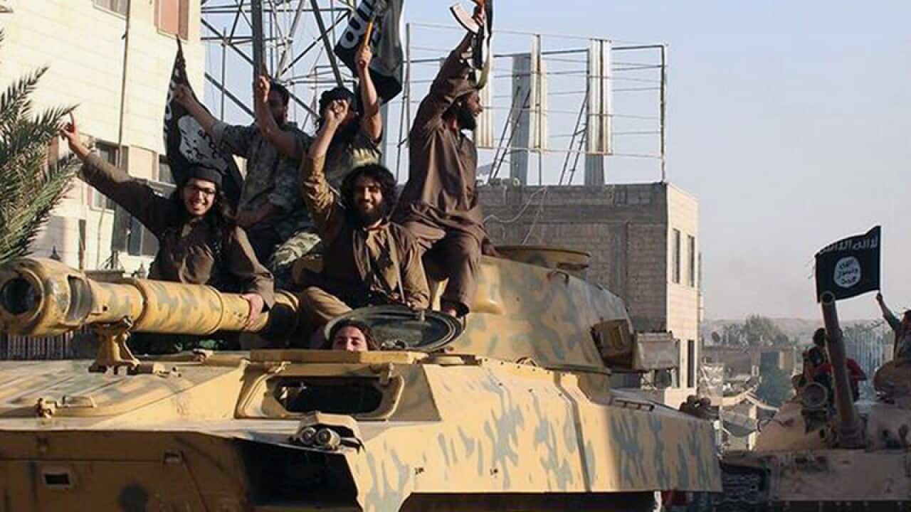 Members of the Islamic State group