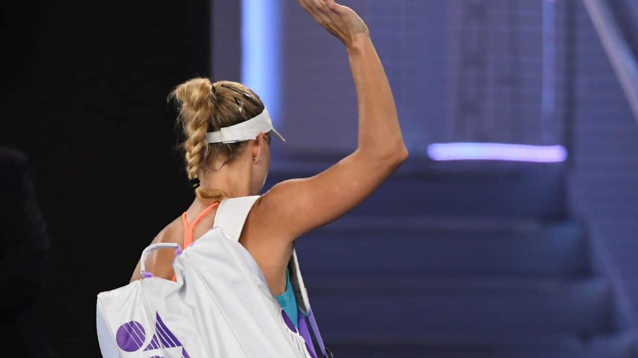 Titelverteidigerin Angelique Kerber muss nach dem Achtelfinale die Koffer packen