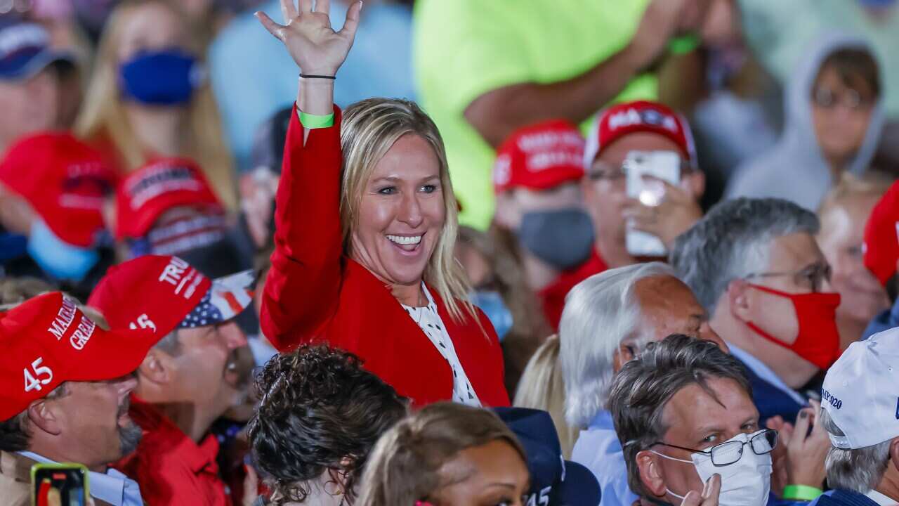 QAnon promoter Marjorie Taylor Greene