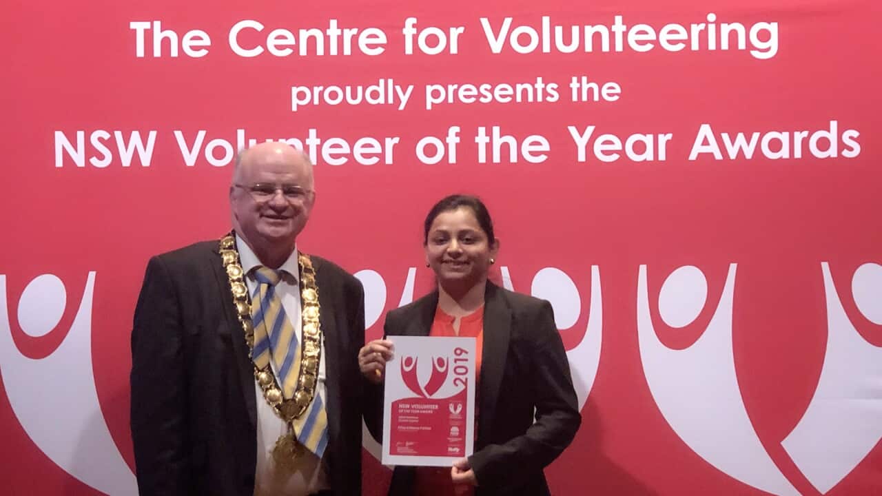Priya Sharma with Award