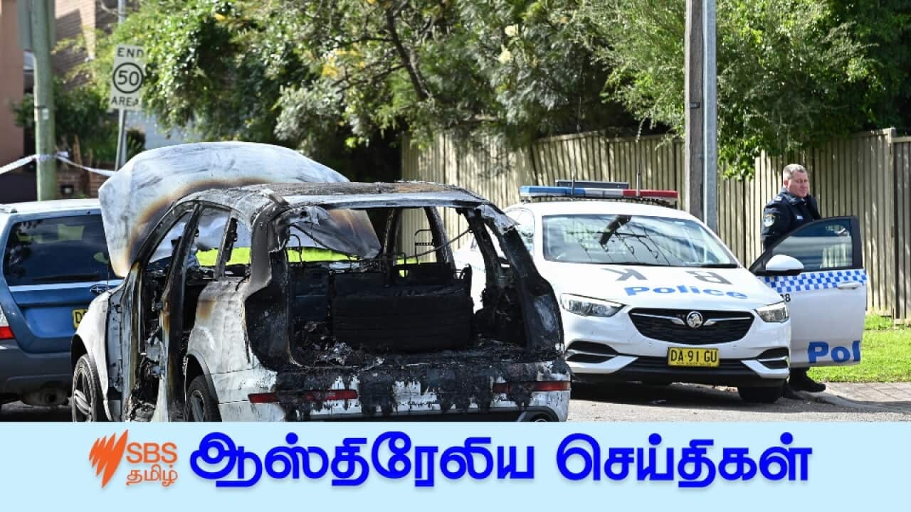 Burnt car