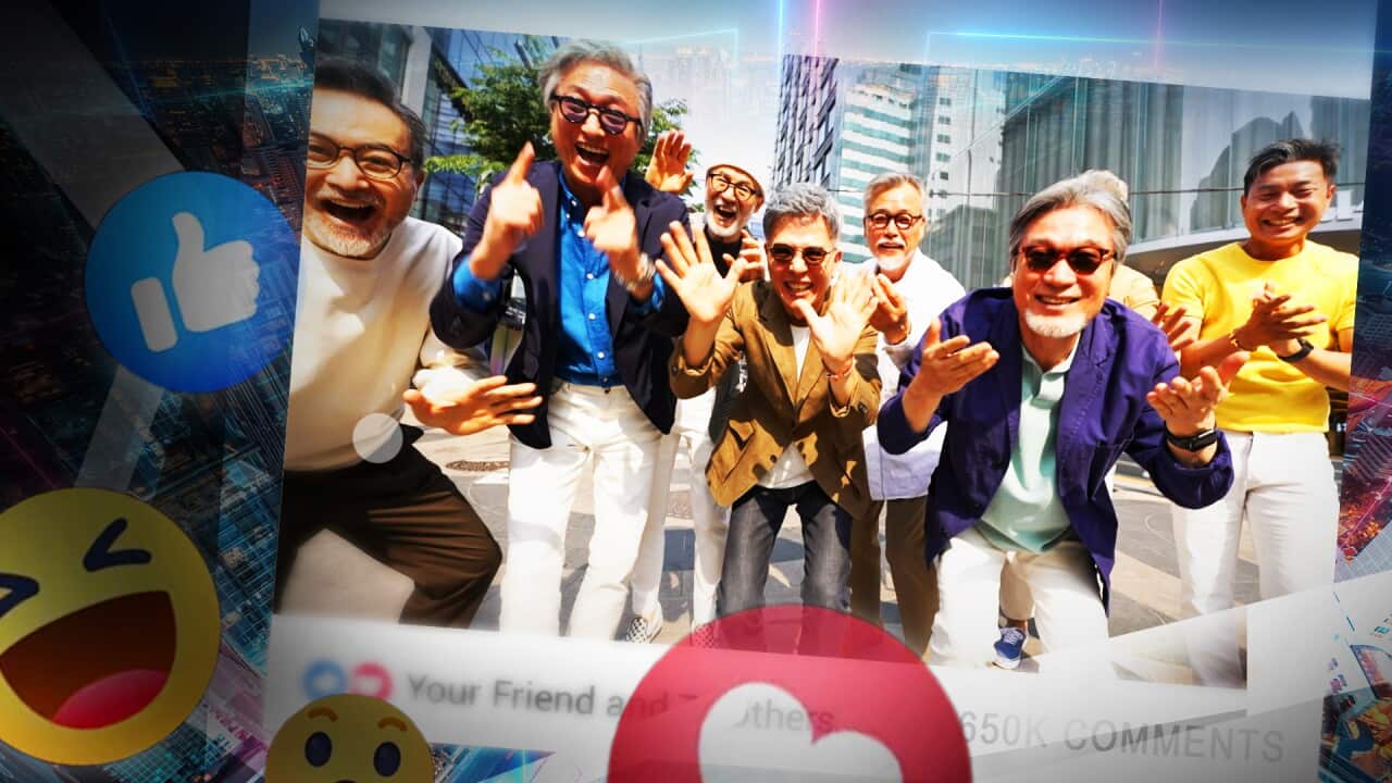 A group of older men.