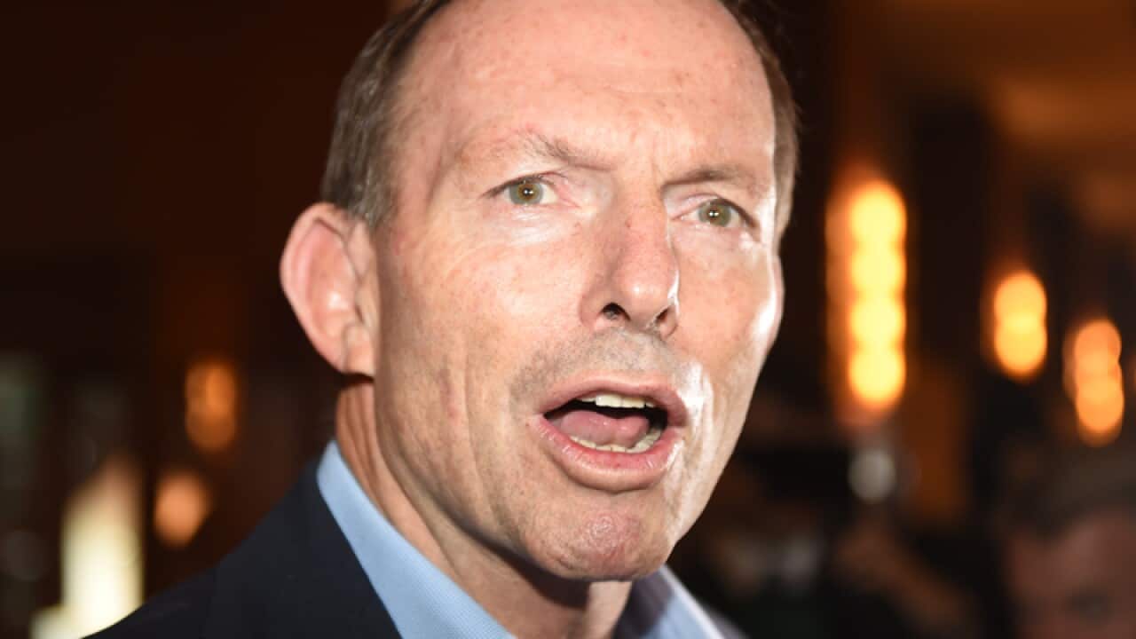Tony Abbott speaks in Sydney