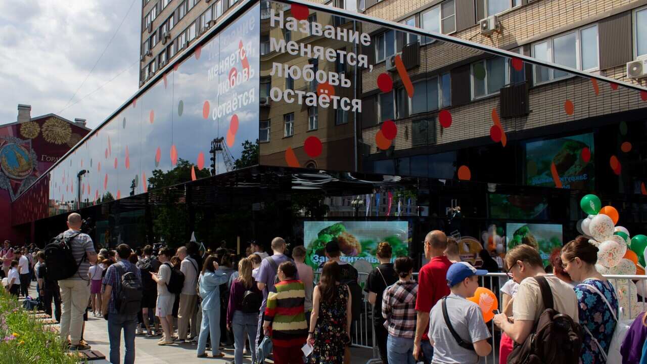 McDonalds substitute in Moscow, Russia - 12 Jun 2022