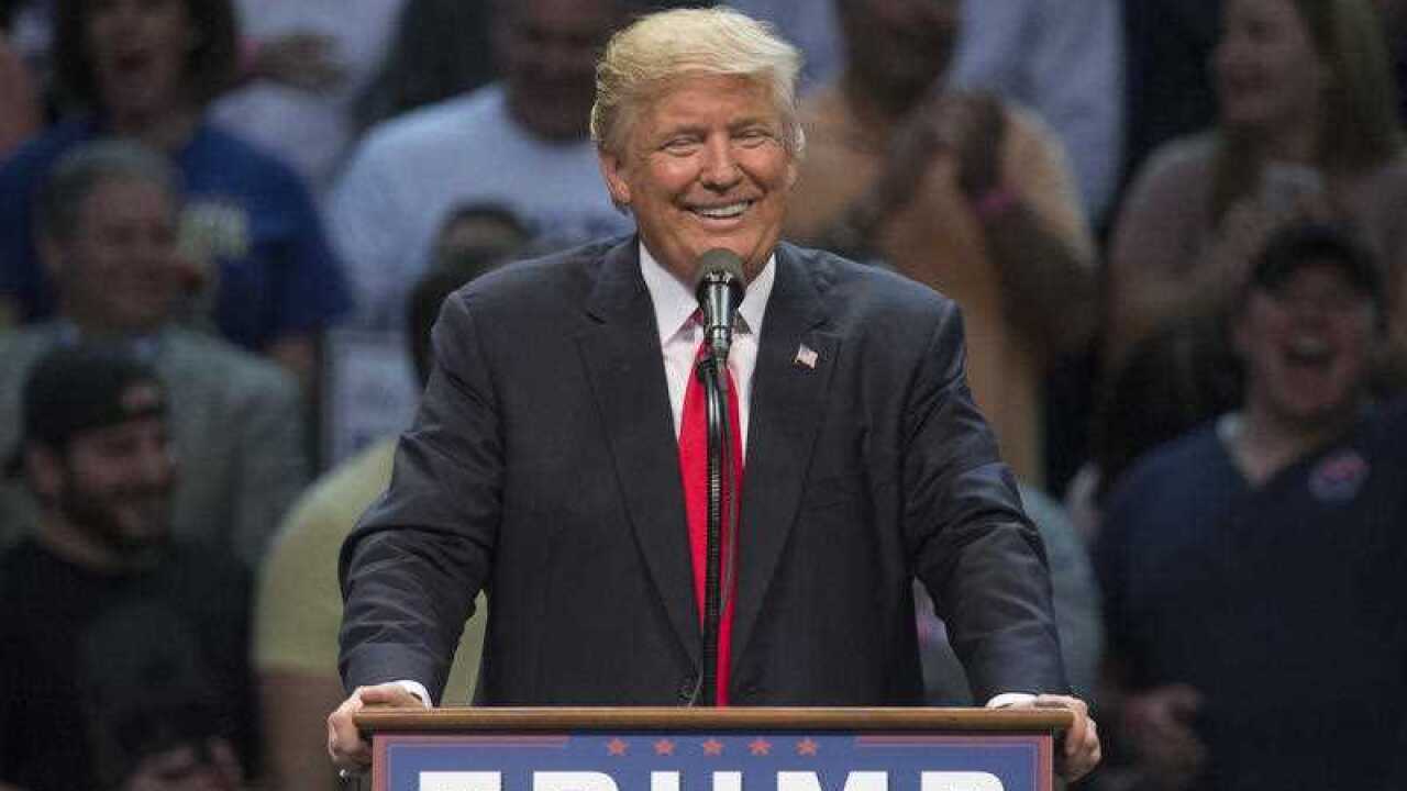 Republican presidential candidate Donald Trump