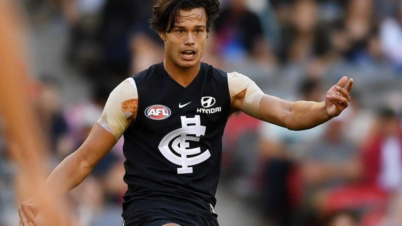 Carlton player Jack Silvagni