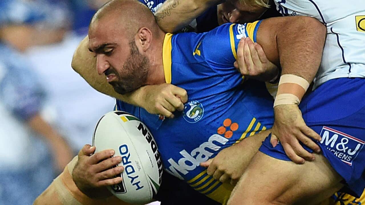 Parramatta Eels captain Tim Mannah