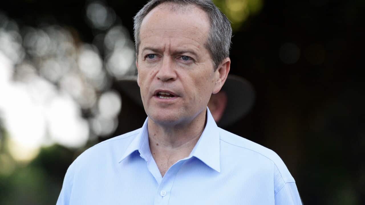 Leader of the Opposition Bill Shorten at a press conference as part of the 2016 election campaign in Darwin, Friday, May 27, 2016. (AAP Image/Mick Tsikas) NO ARCHIVING