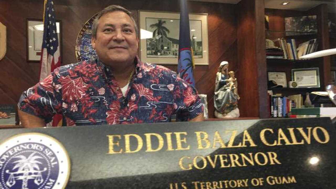 Guam Governor Eddie Baza Calvo.