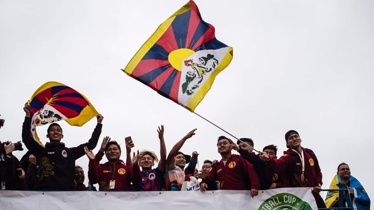 The CONIFA World Football Cup 2018 Final match between Northern Cyprus and Karpatalya at Queen Elizabeth II Stadium.