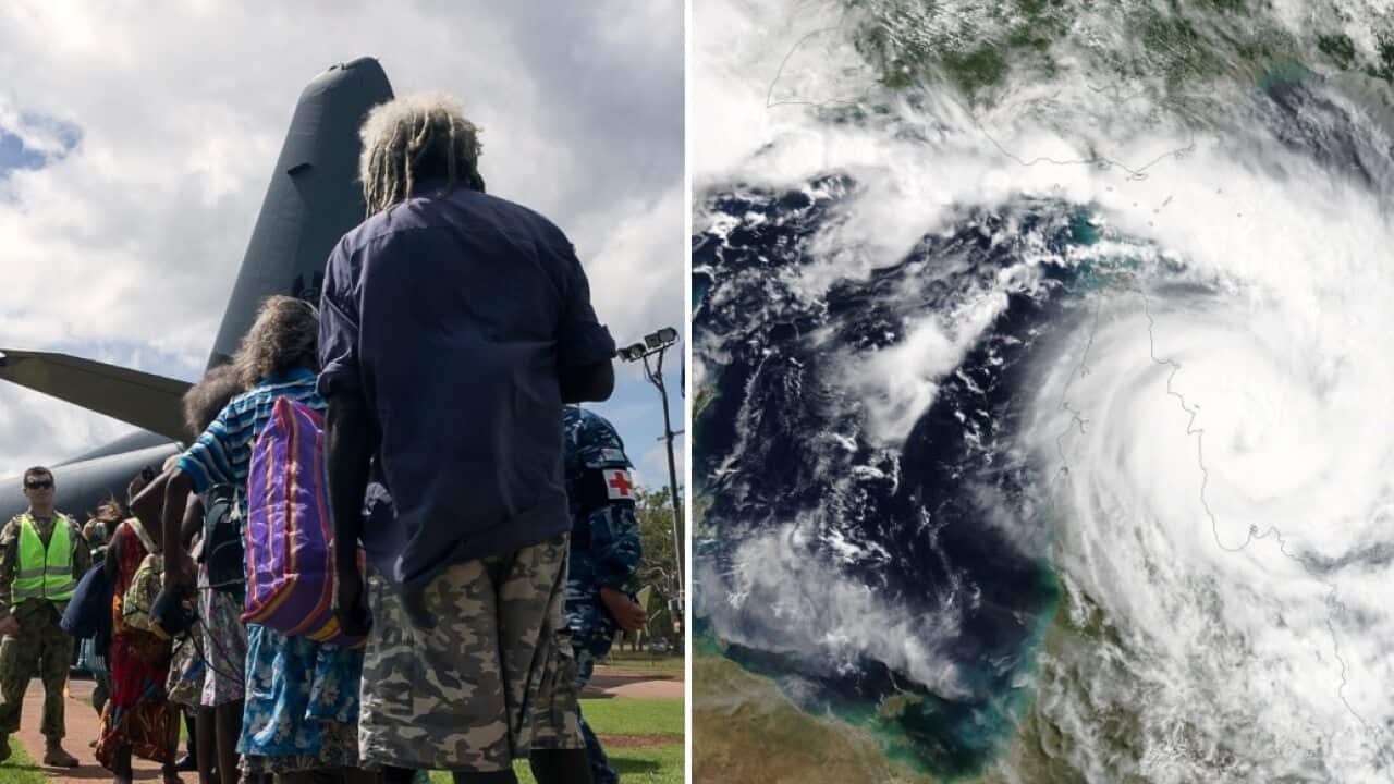 Evacuations ahead of Severe Tropical Cyclone Trevor making landfall in NT.